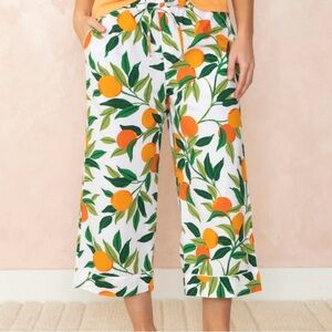 Printfresh Clementine Grove size large Cami top and Capri Pants. Organic cotton